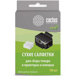 Салфетки Cactus CS-P2003E для сбора тонера (100шт, сухие)