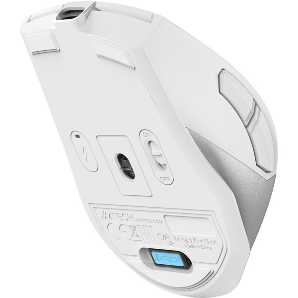 Мышь A4Tech Fstyler FG45CS Air2 (белый/серебристый)