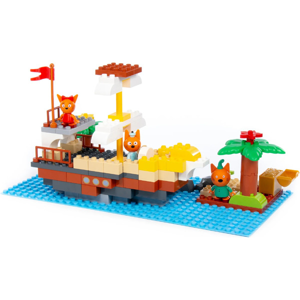 Конструктор Полесье Макси. Три кота. В поисках сокровищ 94760