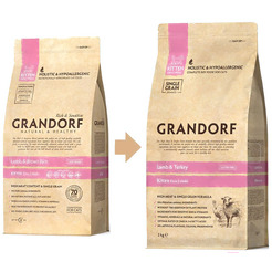 Сухой корм для кошек Grandorf Kitten Lamb&Turkey (400г)