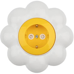Розетка KRANZ HAPPY Ромашка KR-78-0622