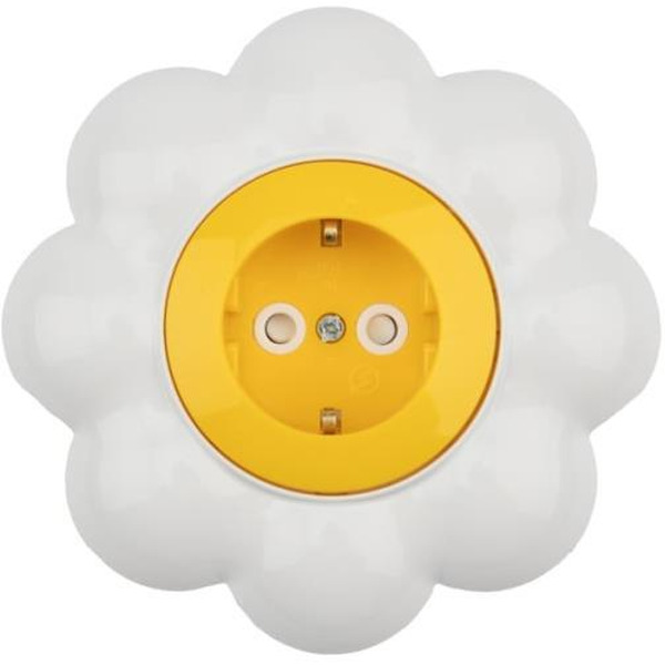 Розетка KRANZ HAPPY Ромашка KR-78-0622
