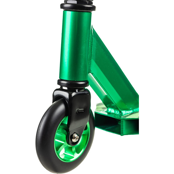 Самокат трюковый Ricos Fury JL-302A (черный/зеленый)