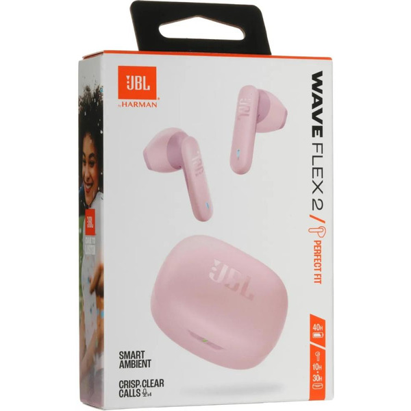 Наушники JBL Wave Flex 2 (розовый)