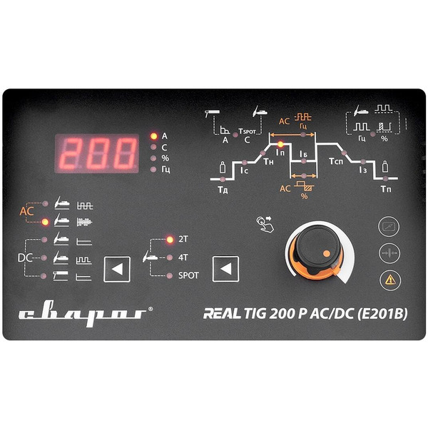Инвертор сварочный Сварог TIG 200 P AC/DC REAL (E201В) Black