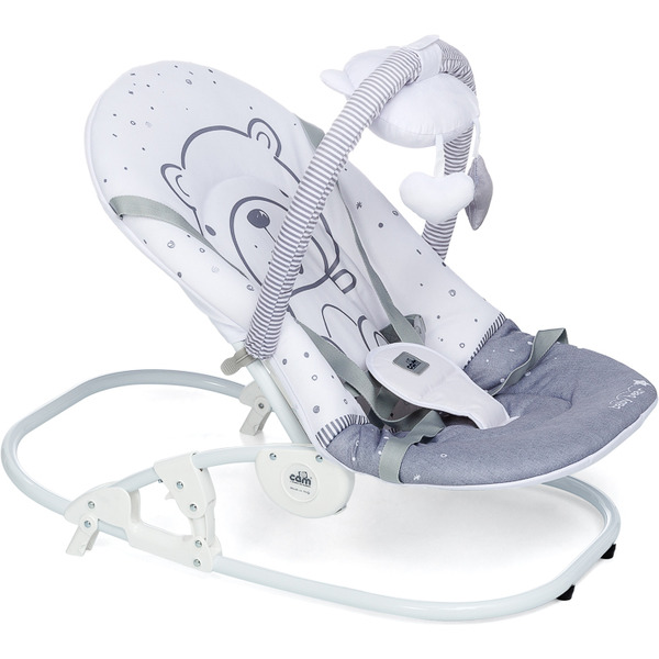 Кресло-шезлонг Cam Giocam (0–9Кг), дизайн Тедди, Серый S362-T247