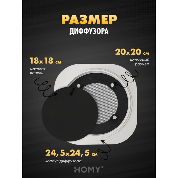 Вентиляционная решетка теневая HOMY AIR A125B