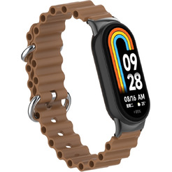 Ремешок Bingo Ocean для XIAOMI Mi Band 8 Коричневый