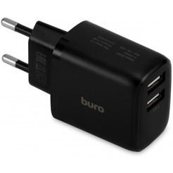 Сетевое зарядное Buro BUWH1 (черный)