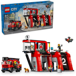 Конструктор Lego 60414 (City, Fire Station with Fire Truck)