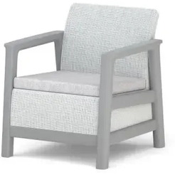 Комплект кресел садовых Keter Scandi Linea chair 2x 264049 (светло-серый)