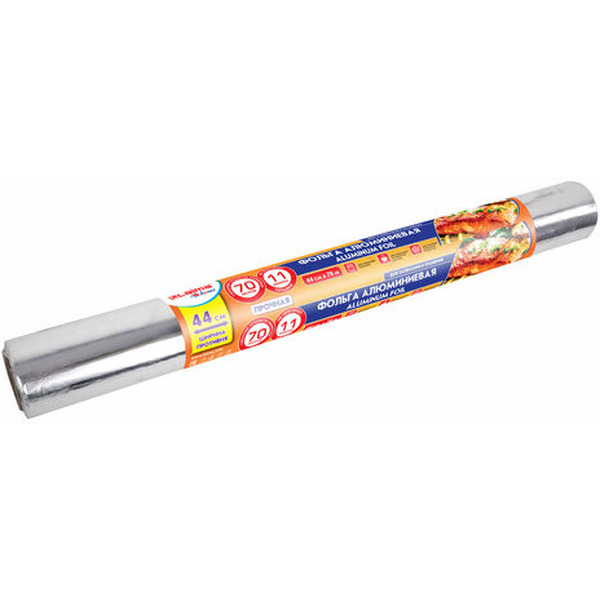 Фольга алюминиевая Laima Прочная 11 мкм 607805