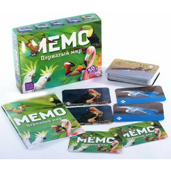 Детская настольная игра Нескучные игры Мемо. Пернатый мир