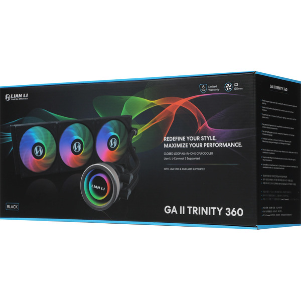 Система жидкостного охлаждения для процессора Lian Li Galahad II Trinity 360 G89.GA2T36B.00