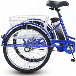 Электровелосипед AVM E-Alfa Trike 24 (синий)