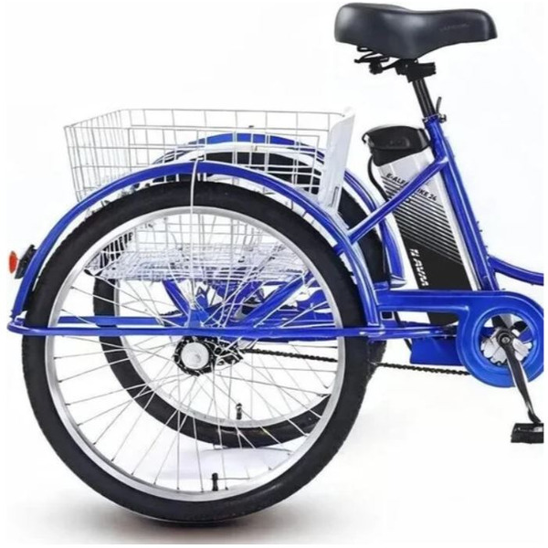 Электровелосипед AVM E-Alfa Trike 24 (синий)