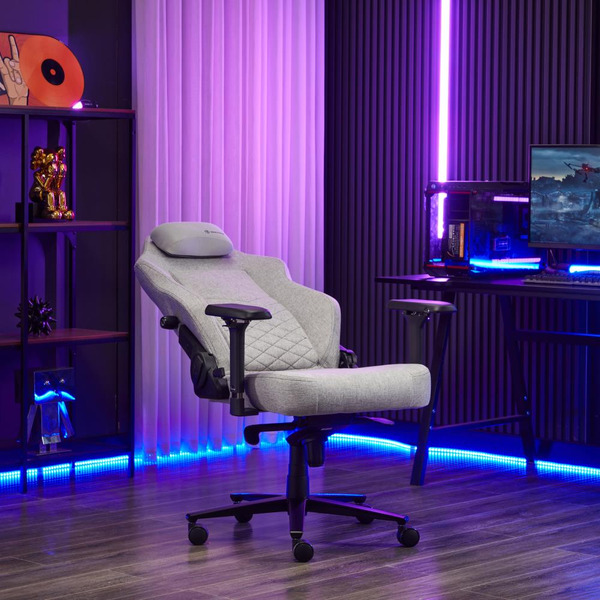 Игровое кресло EVOLUTION TITAN FABRIC Grey