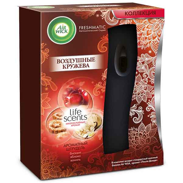 Освежитель воздуха Air Wick LIFE SCENTS Freshmatic Ароматный штрудель