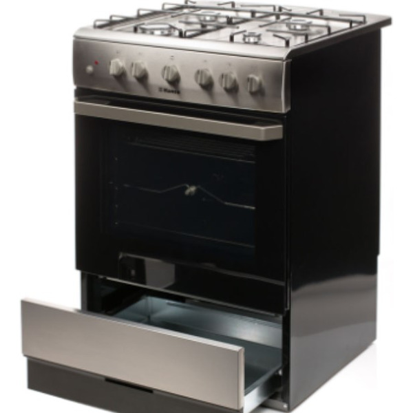 Плита газовая с электрическим грилем Hansa FCGX61109