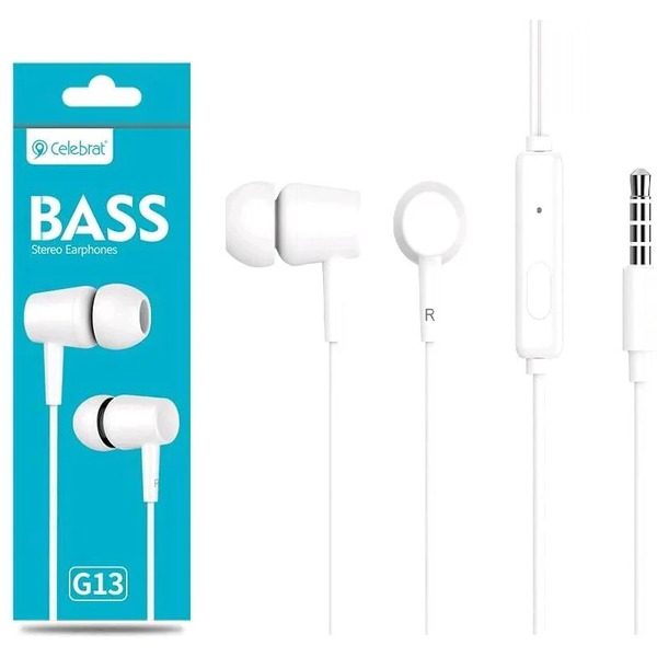 Наушники Celebrat G13 (белый)