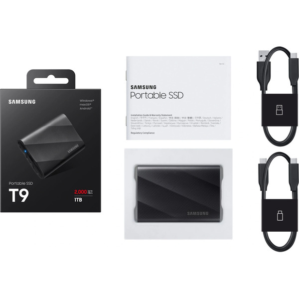 Внешний накопитель Samsung T9 1TB MU-PG1T0B/WW (черный)