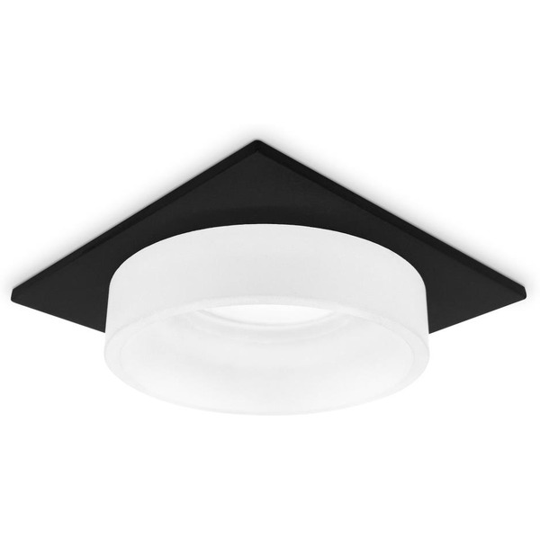 Точечный светильник Ambrella light TN1316 SBK/FR (черный песок/белый матовый)