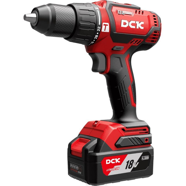 Дрель-шуруповерт DCK KDJZ05-13(TYPE EM) с 2-мя АКБ