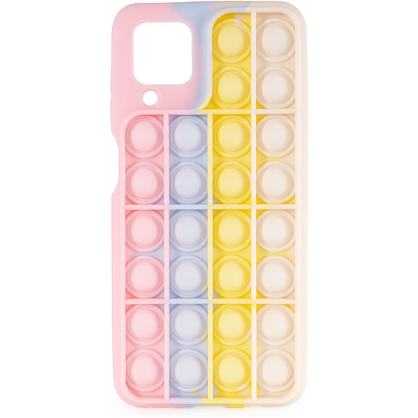 Задняя накладка CASE Pop It Samsung Galaxy A12 розово-серый