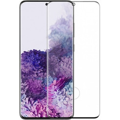 Защитное стекло CASE 3D для Samsung Galaxy S20+ (черный глянец)