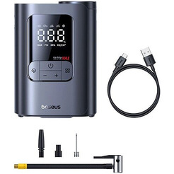 Автомобильный компрессор Baseus GoTrip VA1 Super Mini Wireless Inflator 19-Cylinder Cosmic Black C0119501