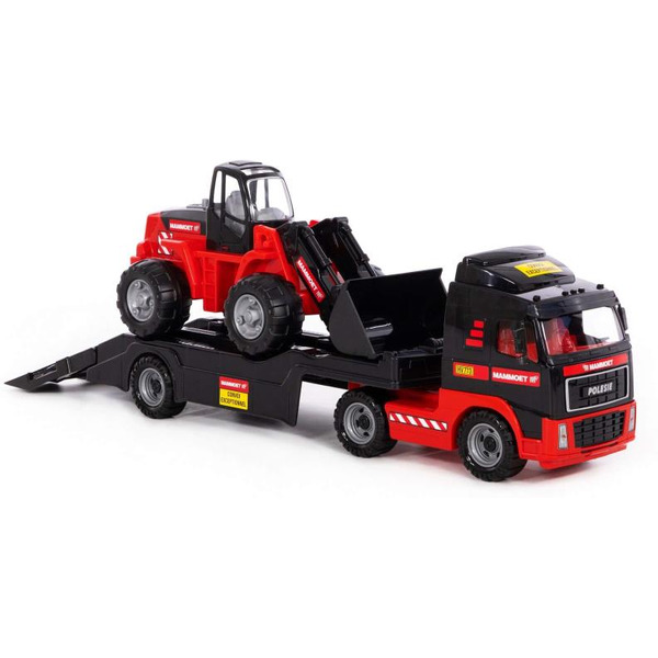 Автомобиль-трейлер + трактор-погрузчик Полесье 57105 204-03 MAMMOEТ