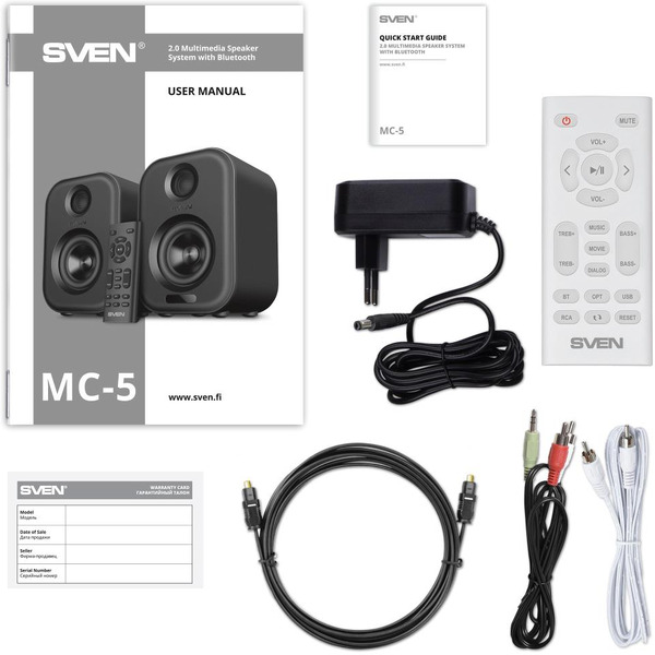 Акустическая система Sven MC-5 (SV-022464, серый)