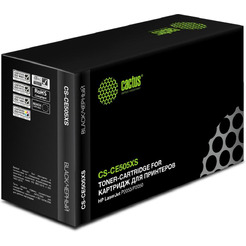 Картридж лазерный Cactus CS-CE505XS CE505X черный (6500стр.) для HP LaserJet P2050 LaserJet P2055 LaserJet P2055D LaserJet P2055DN LaserJet P2055X