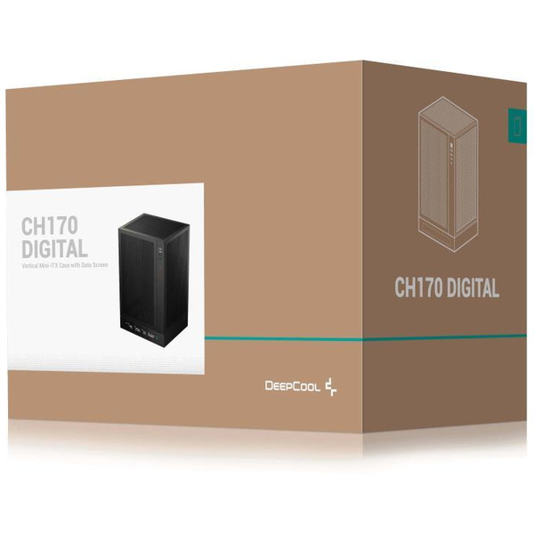 Корпус DeepCool CH170 Digital R-CH170-BKNPI0D-G-1