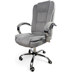 Кресло Calviano Bravo (серый велюр)