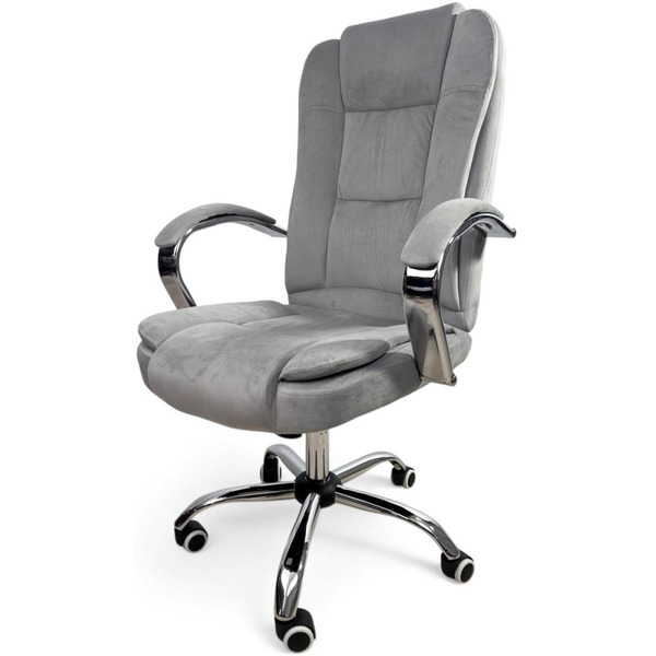 Кресло Calviano Bravo (серый велюр)