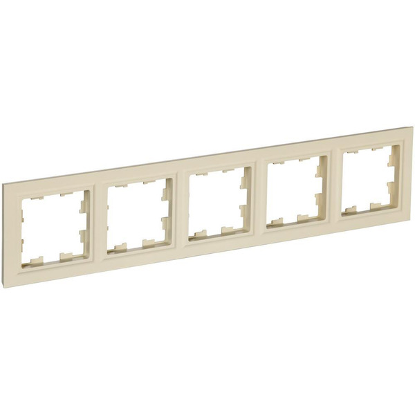 Рамка IEK Brite РУ-5-БрКр