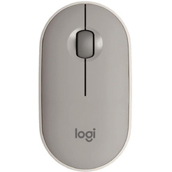Мышь беспроводная LOGITECH M350 Pebble серый 910-006653