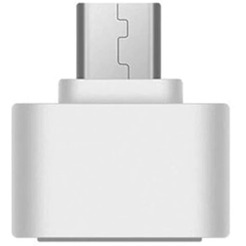 Переходник BINGO с USB 2.0 на MicroUSB (белый)