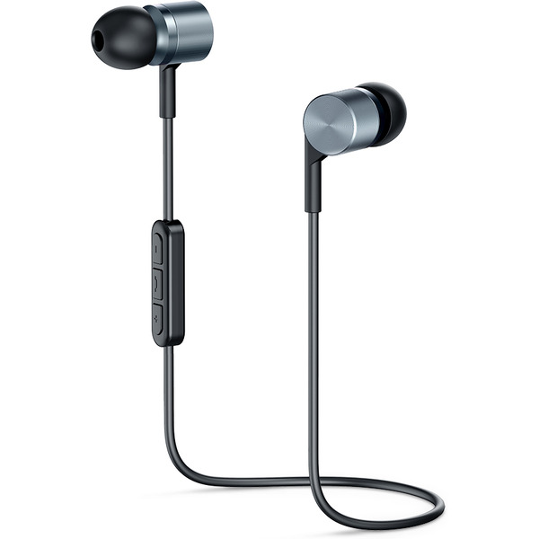 Беспроводные наушники OLMIO BTE-05 (серый/черный)