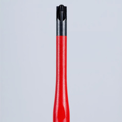Отвертка KNIPEX Pozidriv® PlusMinus PZ/S 1 Slim 1000V L-187 мм