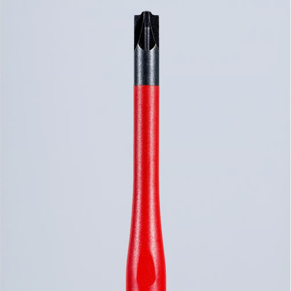Отвертка KNIPEX Pozidriv® PlusMinus PZ/S 1 Slim 1000V L-187 мм
