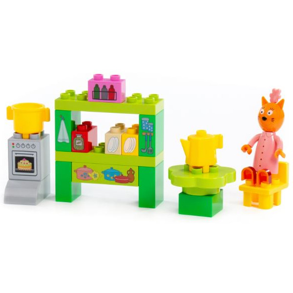 Конструктор Полесье Макси. Три кота. Мама на кухне 75861