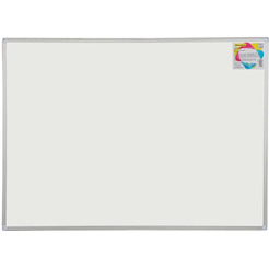 Доска магнитно-маркерная Silwerhof 90x120см лак белый алюминиевая рама