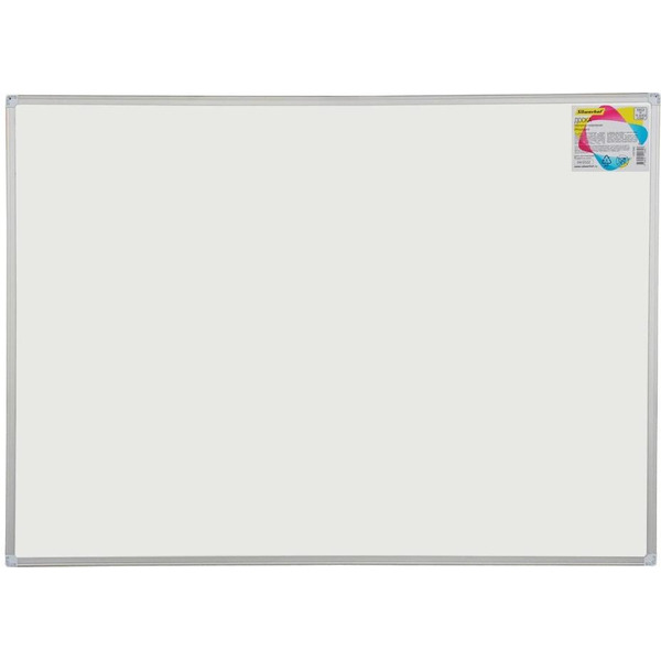Доска магнитно-маркерная Silwerhof 90x120см лак белый алюминиевая рама