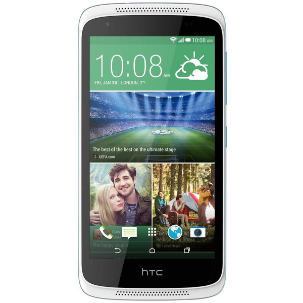 Смартфон HTC Desire 526G Dual Sim белый/голубой