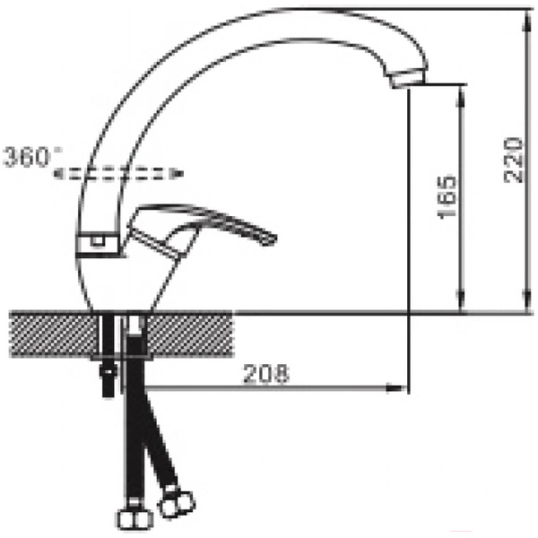 Смеситель Эверест B41-029M