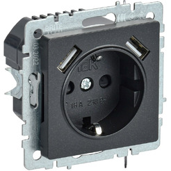 Розетка IEK BRITE BR-R14-16-U21-D31-K46