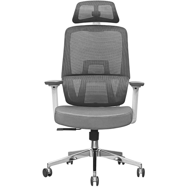 Кресло офисное SITUP CARBON WHITE chrome (сетка Grey/ Grey)