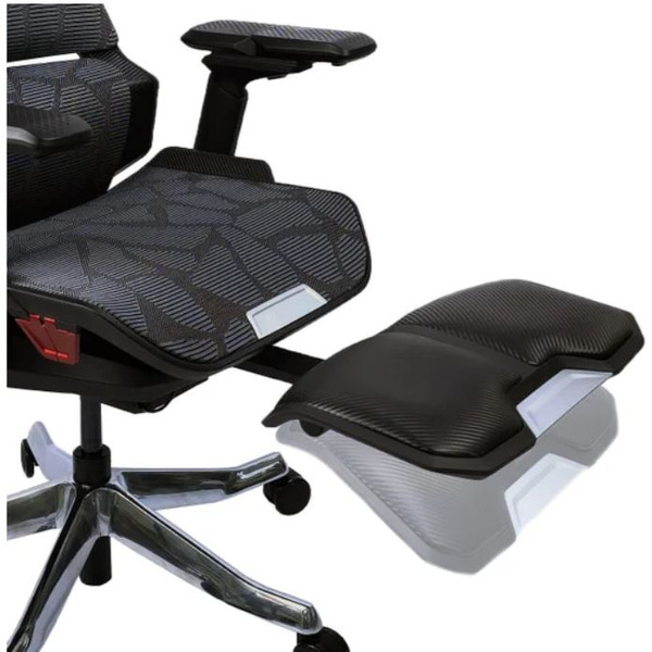 Игровое кресло ErgoSmart Bloodragon (черный/золотистый)